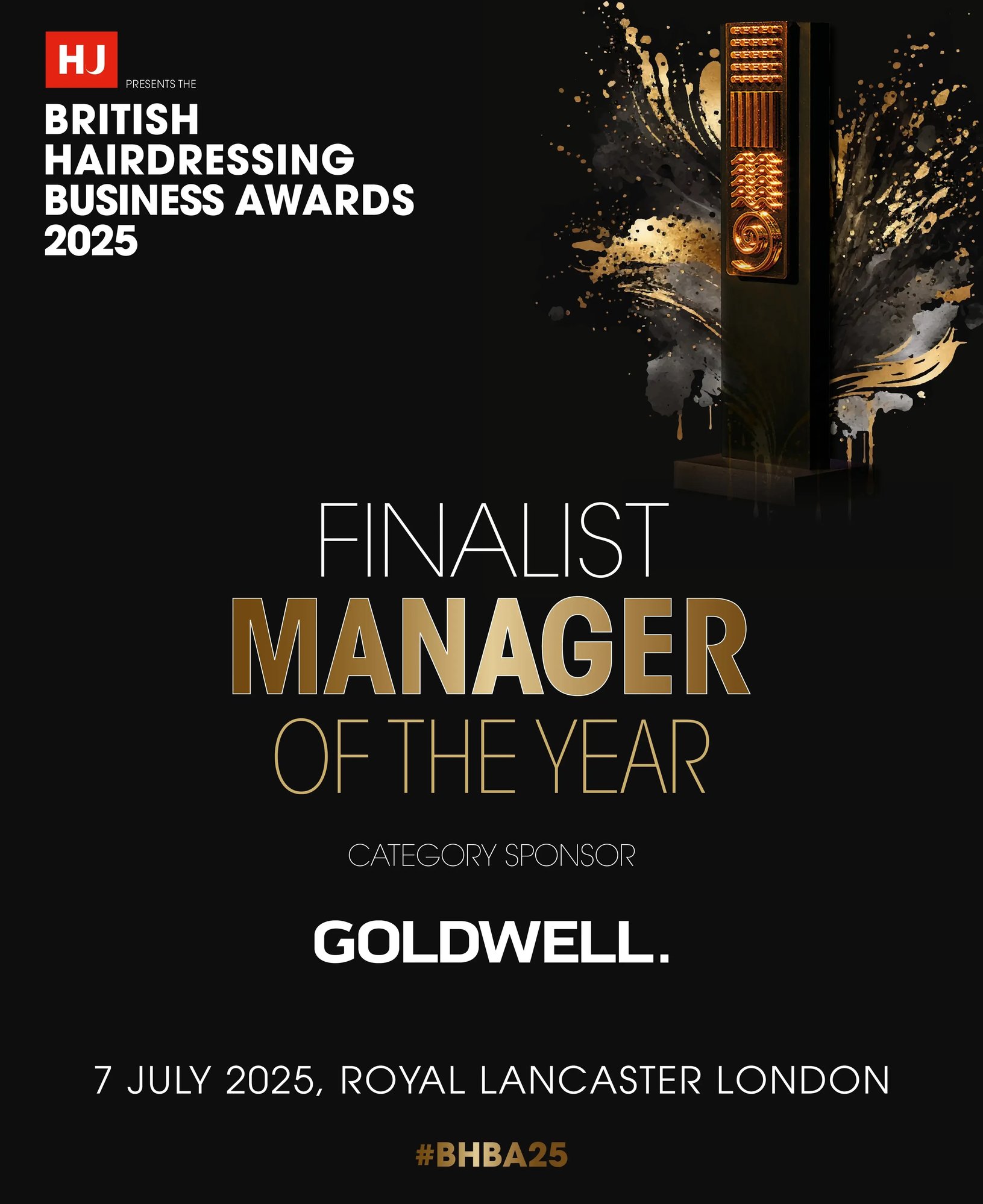 FINALISTS: 2025 BRITISH HAIRDRESSING BUSINESS AWARDS
