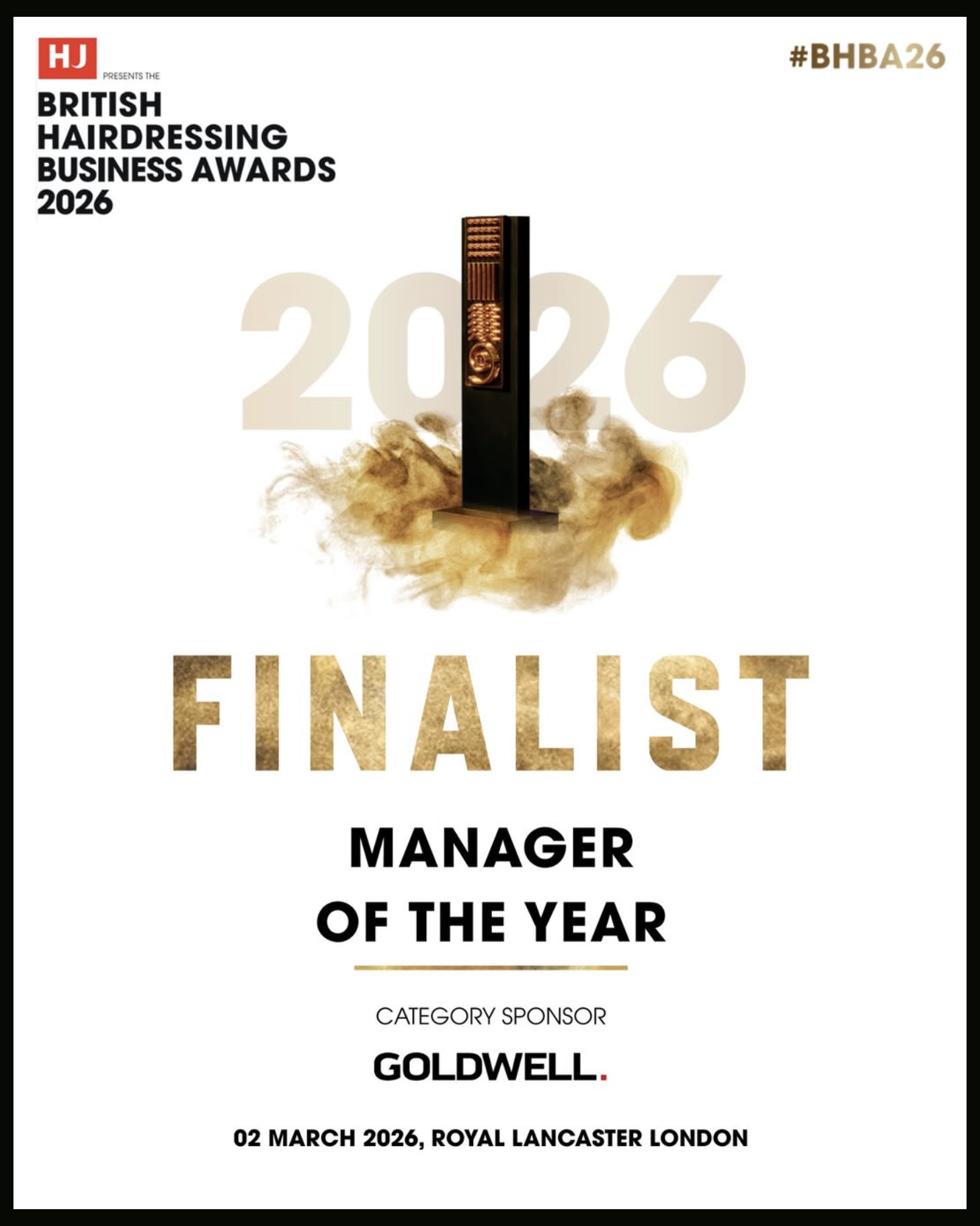 Finalist of Manager Of The Year 2026